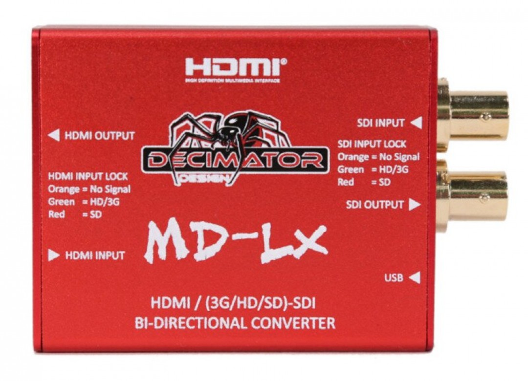Decimator Md Lx Manual : DECIMATOR MD-LX HDMI SDI Bidirectional ...